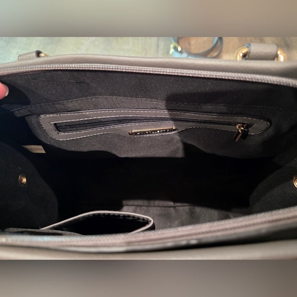 MKF Collection Virginia Women's Tote Bag by Mia K --Charcoal - Picture 5 of 8